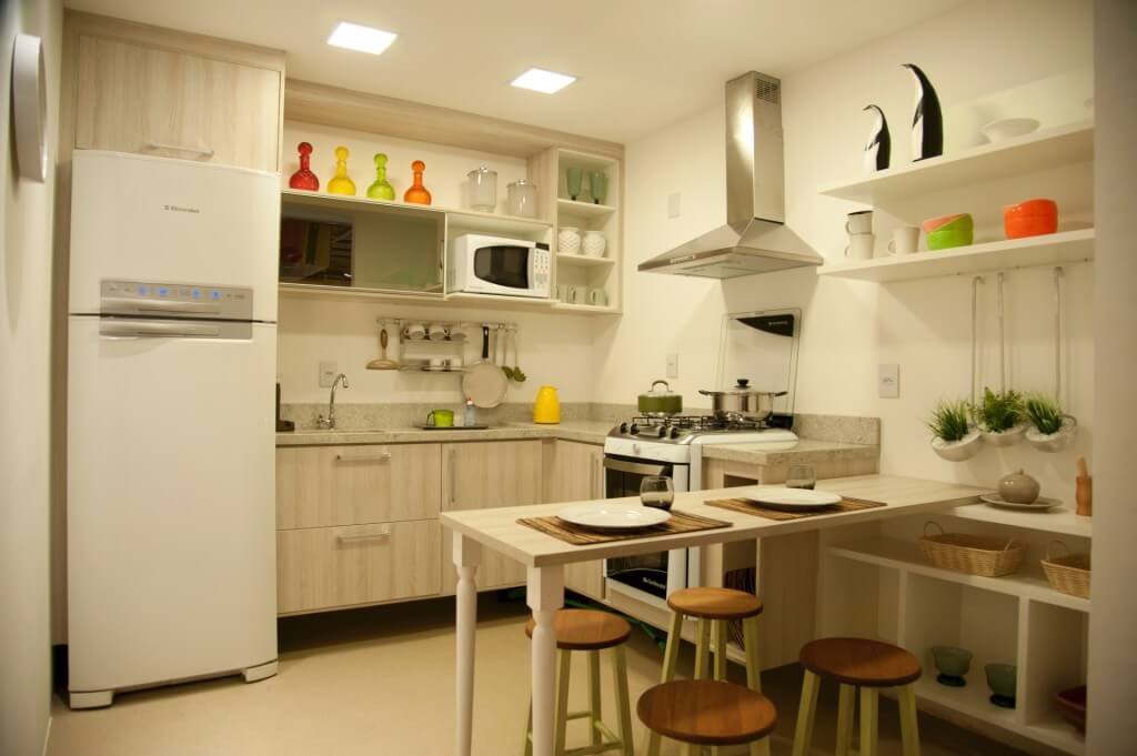 cozinha simples e compacta